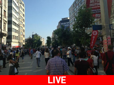 Μαζικές διαδηλώσεις στην Κωνσταντινούπολη